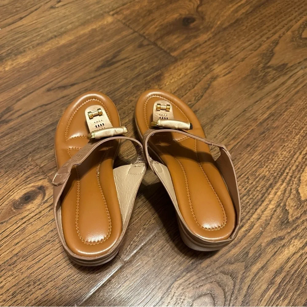 Brown Wedge Sandals - Super Cute - Size 37